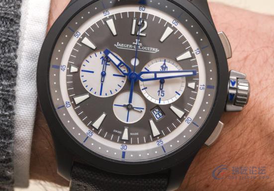 积家LeCoultre Master Compressor 陶瓷计时码表蓝色腕表