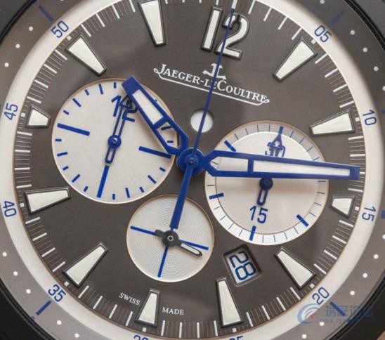积家LeCoultre Master Compressor 陶瓷计时码表蓝色腕表