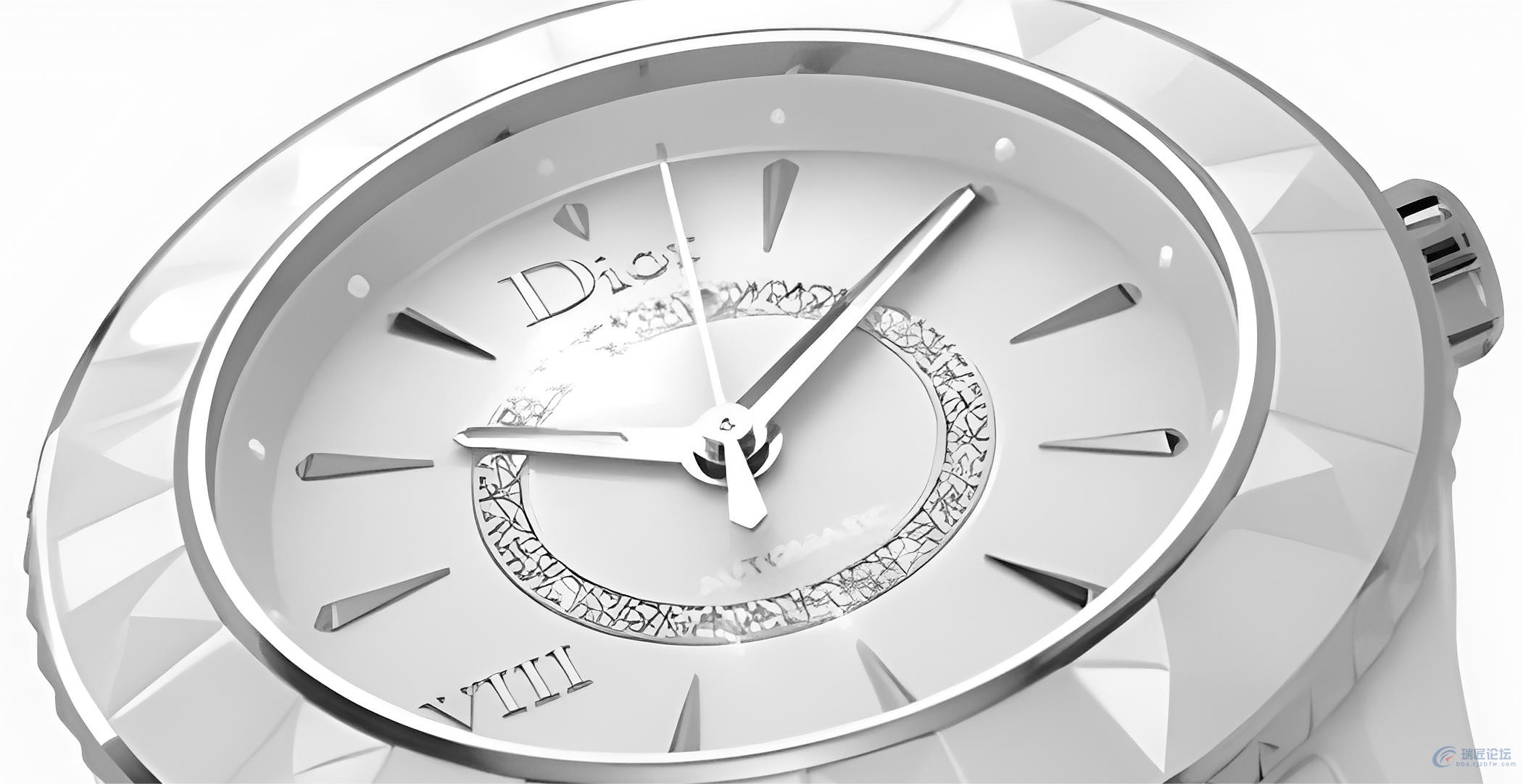 为手表披上高级订制的衣裳——Dior VIII系列白色腕表分享