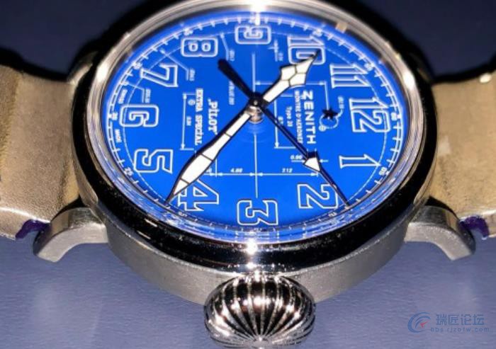 真力时飞行员系列“蓝图”限量款腕表，完美中的完美
