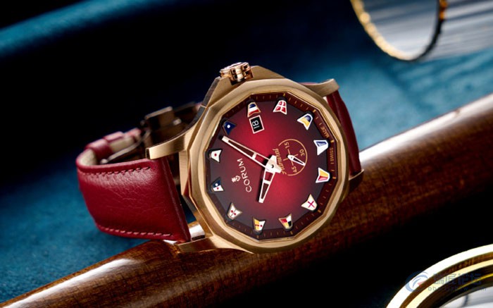 昆仑Admiral 42青铜腕表，酒红色渐变式表盘！